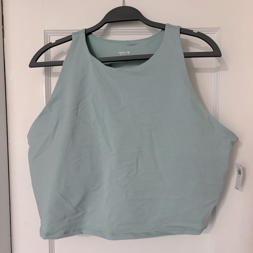 Old Navy Active Power Chill Sports Bra Crop Top | Teal | 3X